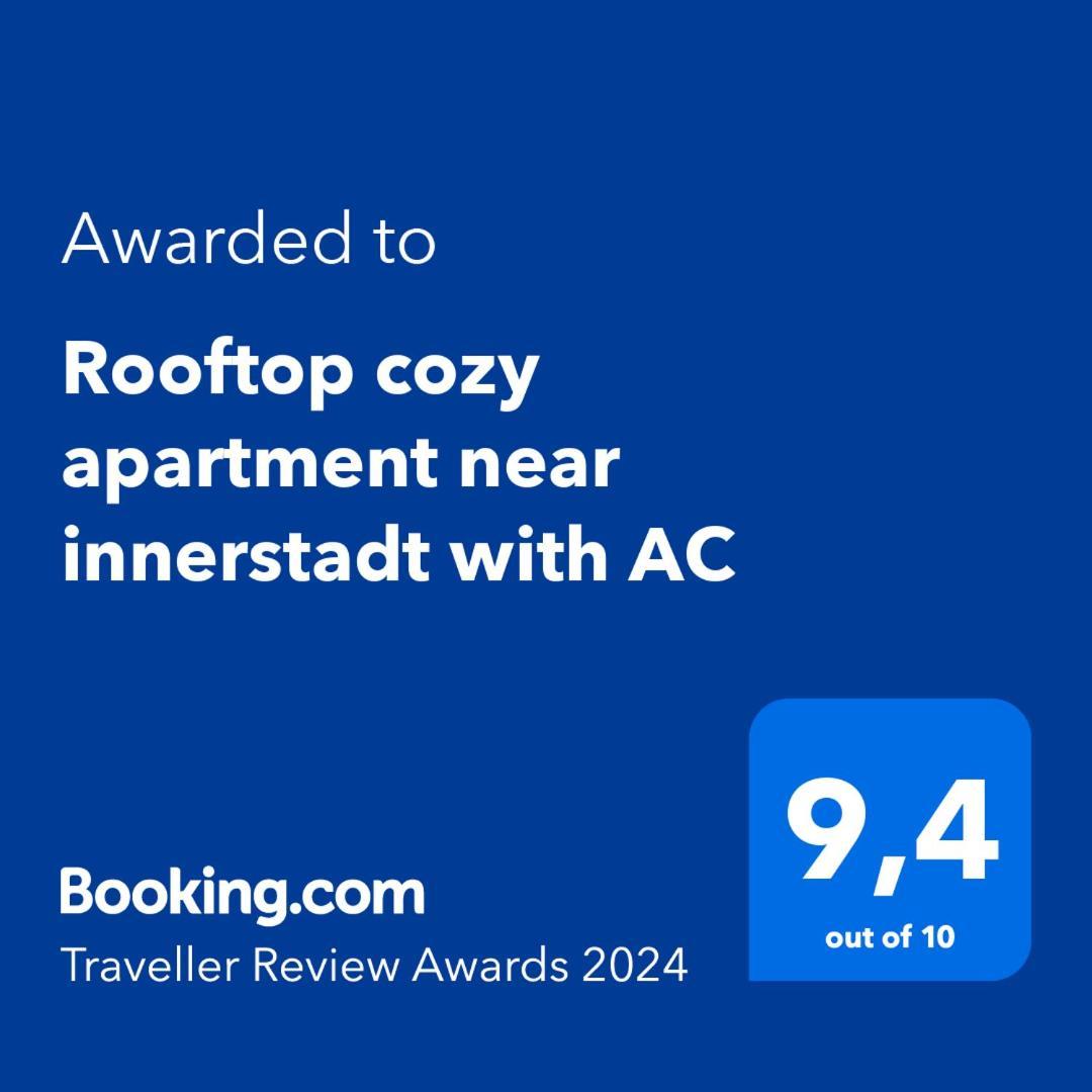 Rooftop Cozy Apartment Near Innerstadt With Ac Wien Eksteriør billede